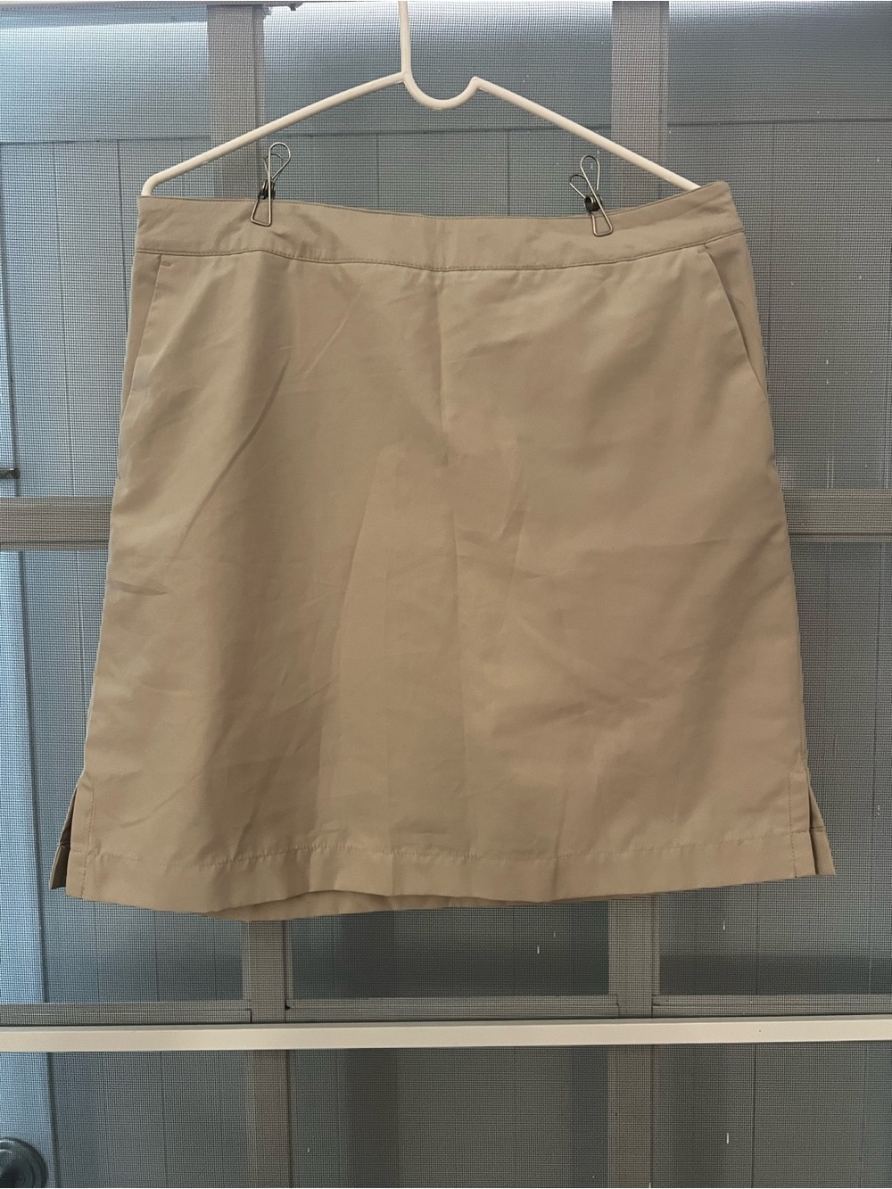 Liz Claiborne Beige A-Line Skort